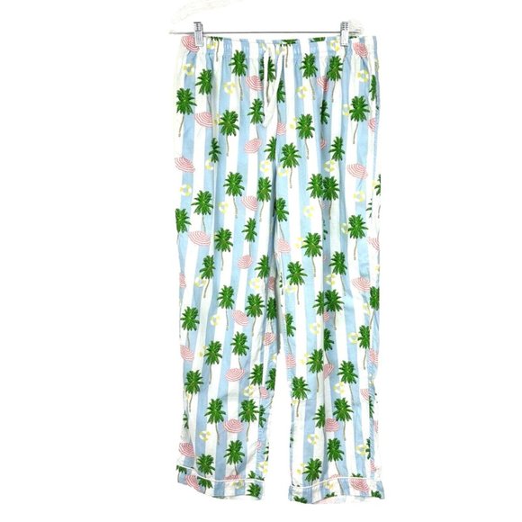 Sant & Abel X Gray Malin Palm Tree Pajamas Set Size L 100% Cotton Summer Cabana - Picture 8 of 15
